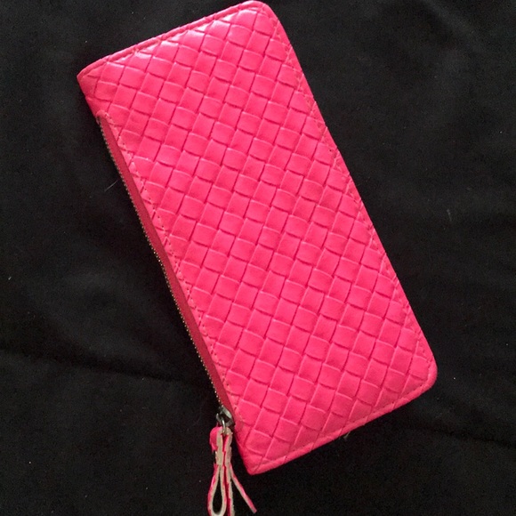 Hot Pink wallet, multicolored inside - Picture 4 of 7